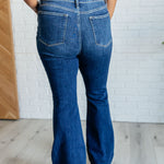 Mavis High Rise Side Seam Detail Flare Jeans