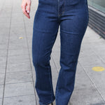 Judy Blue Dark Wash High Waisted Straight Fit Jeans