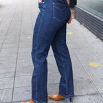 Judy Blue Dark Wash High Waisted Straight Fit Jeans