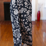 You Got This Navy Paisley Floral Smocked Waist Palazzo Pants