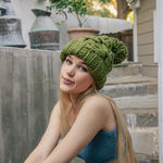 Oversized Chunky Knit Pom Beanie