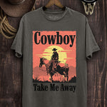 Cowboy Take Me Away Graphic Top