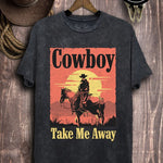 Cowboy Take Me Away Graphic Top