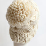 Oversized Chunky Knit Pom Beanie