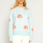 Mushroom knit sweater