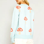 Mushroom knit sweater