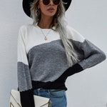 Women's Long Sleeve Round Neck Sweater