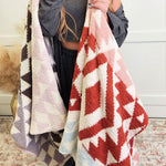 Luxe Super Soft Aztec Boho Print Comfy Blanket