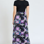 Short Sleeve Floral Maxi Dress