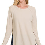 Melage Baby Waffle Long Sleeve Top