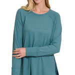 Melage Baby Waffle Long Sleeve Top