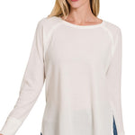 Melage Baby Waffle Long Sleeve Top