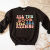 Cool Kids Are Reading Colorful Graphic Sweatshirt