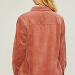 Corduroy Reversible Button Down Jacket