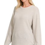 Round Neck Basic Sweater