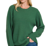 Round Neck Basic Sweater