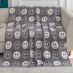 Blanket ALL SMILES Pattern Reversible Blanket