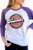 Valentine's Day Loved Teacher Circle Raglan