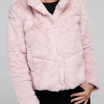 Fluffy Zip-Up Sweater Jacket