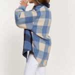 Plaid Chest Pocket Detail Shacket