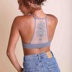 Tattoo Mesh Racerback Bralette