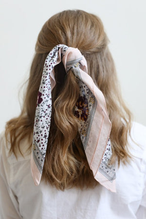 Orchid Floral Print Bandana