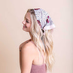 Orchid Floral Print Bandana