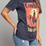 Cowboy Take Me Away Graphic Top