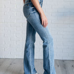 Alana Mid Rise Clean Bootcut Jeans