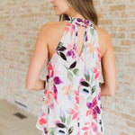 Feeling Lovely Floral Halter Blouse