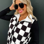 PreOrder! Checkered & Western Print Puffer Vests