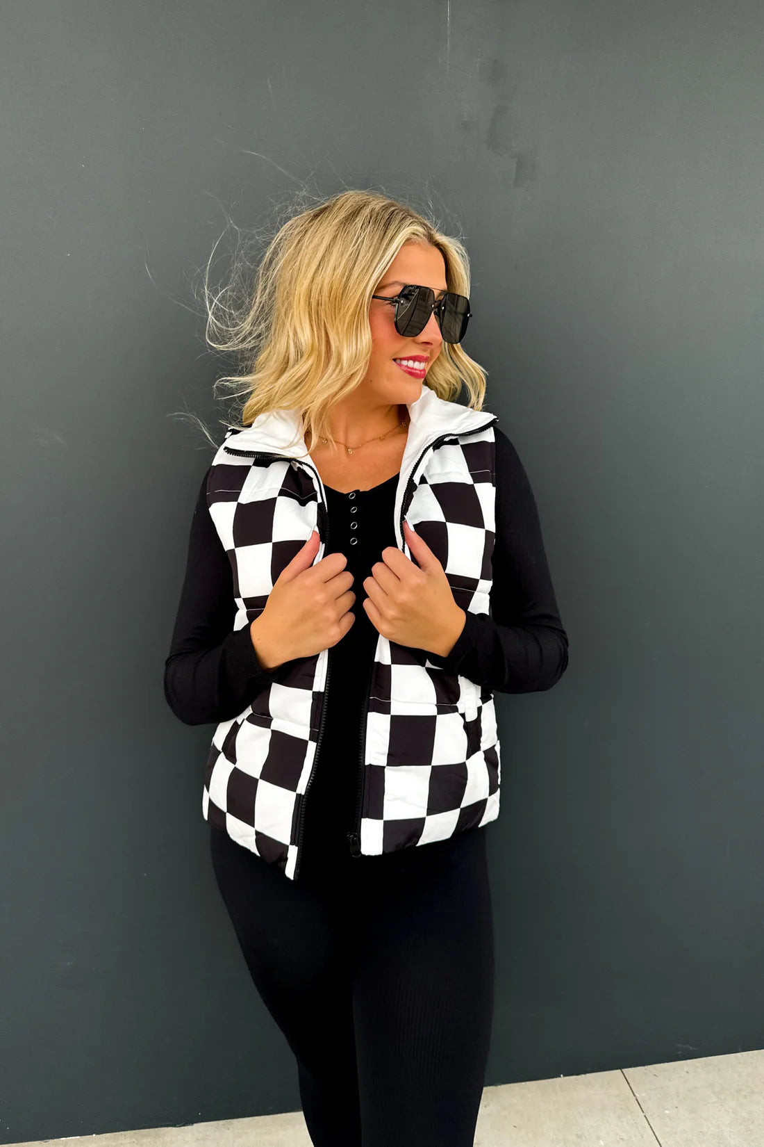 PreOrder! Checkered & Western Print Puffer Vests