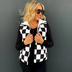 PreOrder! Checkered & Western Print Puffer Vests