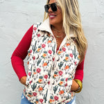 PreOrder! Checkered & Western Print Puffer Vests