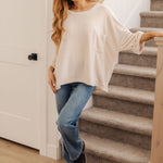 Ivory Thoughts Chenille Blouse