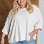 Ivory Thoughts Chenille Blouse