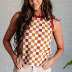 Keeping Score Checkered Tank