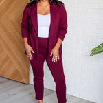 Magic 3/4 Blazer in Wine