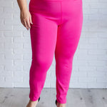 Magic Skinny 28" Pants in Hot Pink