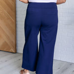 Magic Wide Leg Crop Pants in Navy