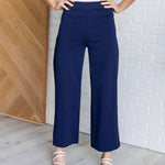 Magic Wide Leg Crop Pants in Navy