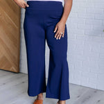 Magic Wide Leg Crop Pants in Navy