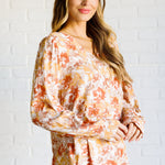 Marigold Dreams Floral Blouse