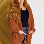 Maybe Monday Cardigan in Chestnut