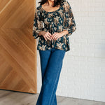 New Beginnings Square Neck Blouse