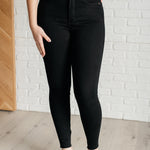 Nicole Tummy Control Skinny Jeans in Black