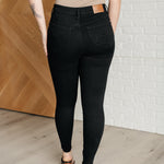 Nicole Tummy Control Skinny Jeans in Black