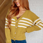 On Top of the World Striped Cardigan