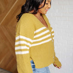 On Top of the World Striped Cardigan