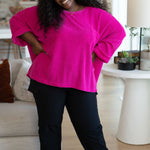 Pink Thoughts Chenille Blouse